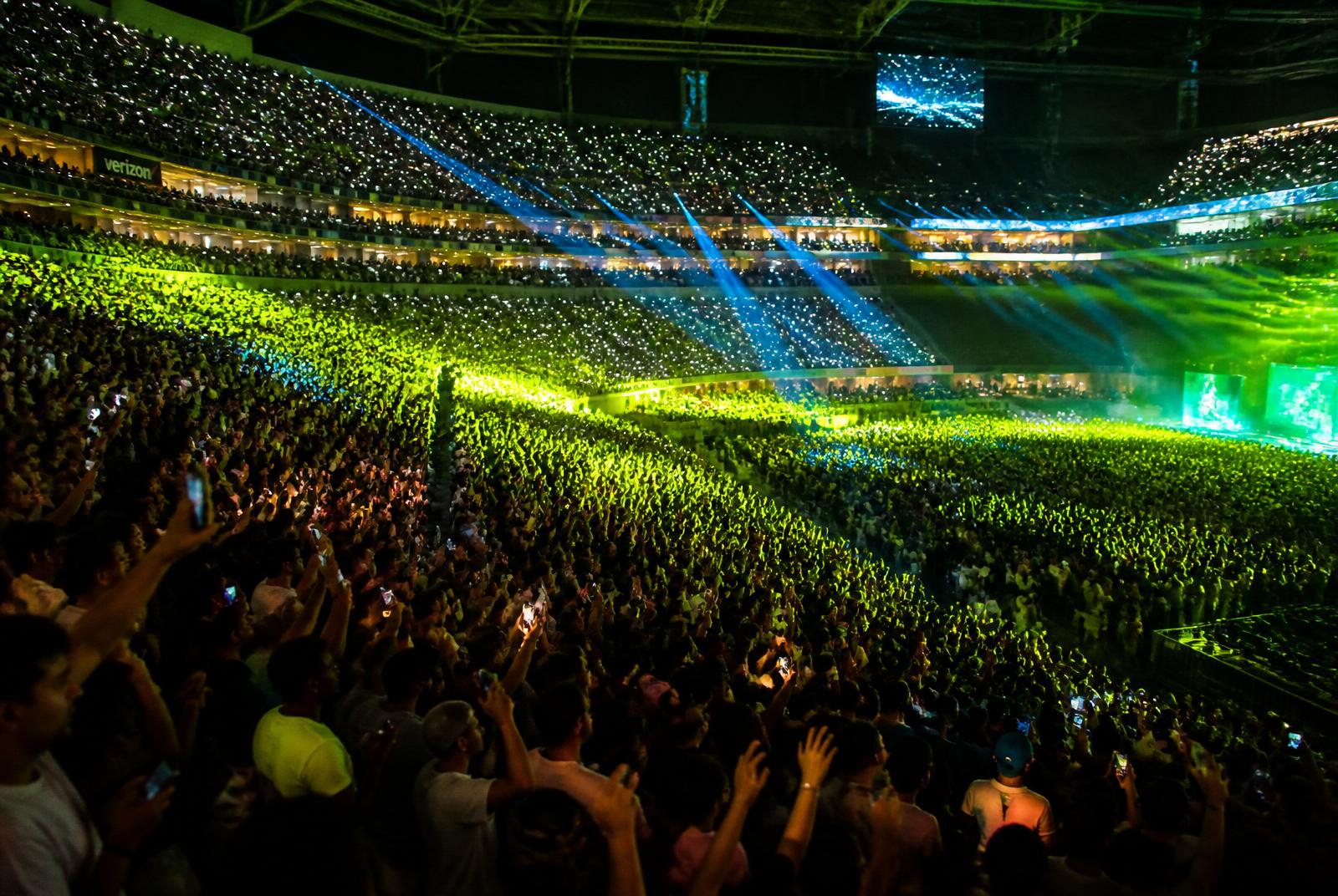 Packed stadiums